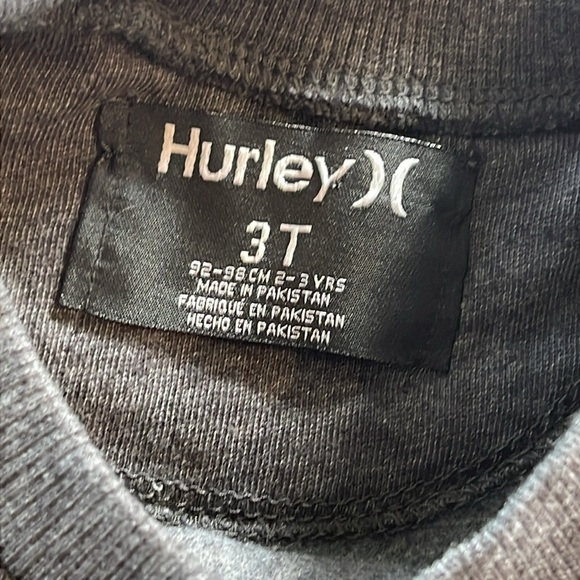 Hurley Gray Sweatshirt - Toddler Boys Size 3T - Picture 5 of 8